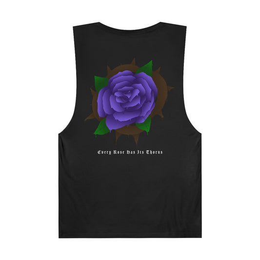 Roses x Thorns Purple Rose Barnard Tank