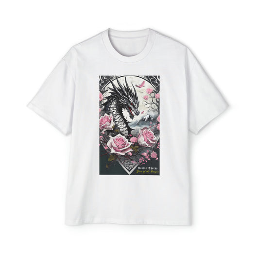 Pink Roses x Thorns Year of the Dragon Oversized Tee