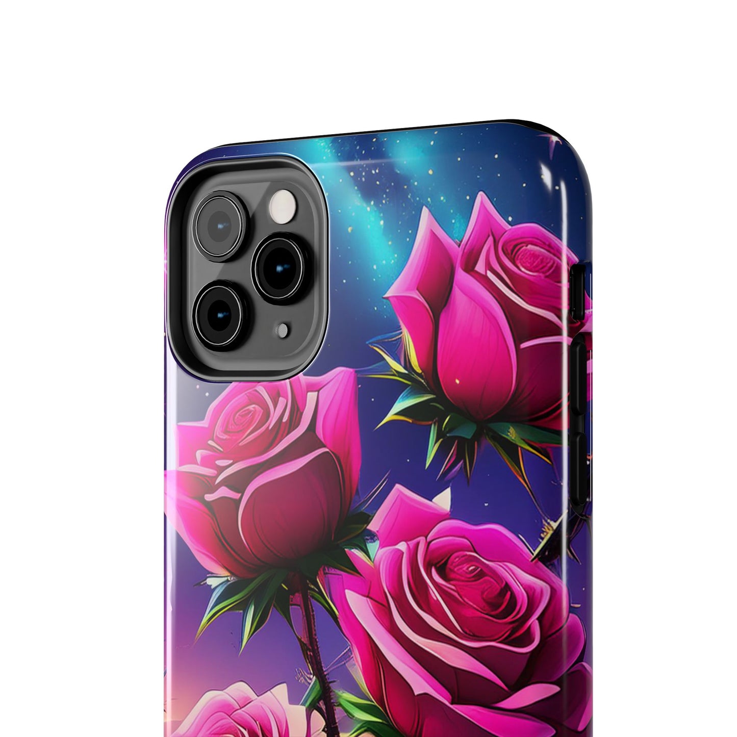 Pink Desert Roses x Thorns Phone Cases