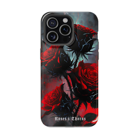 Red Roses x Thorns x Lightening Impact-Resistant Cases