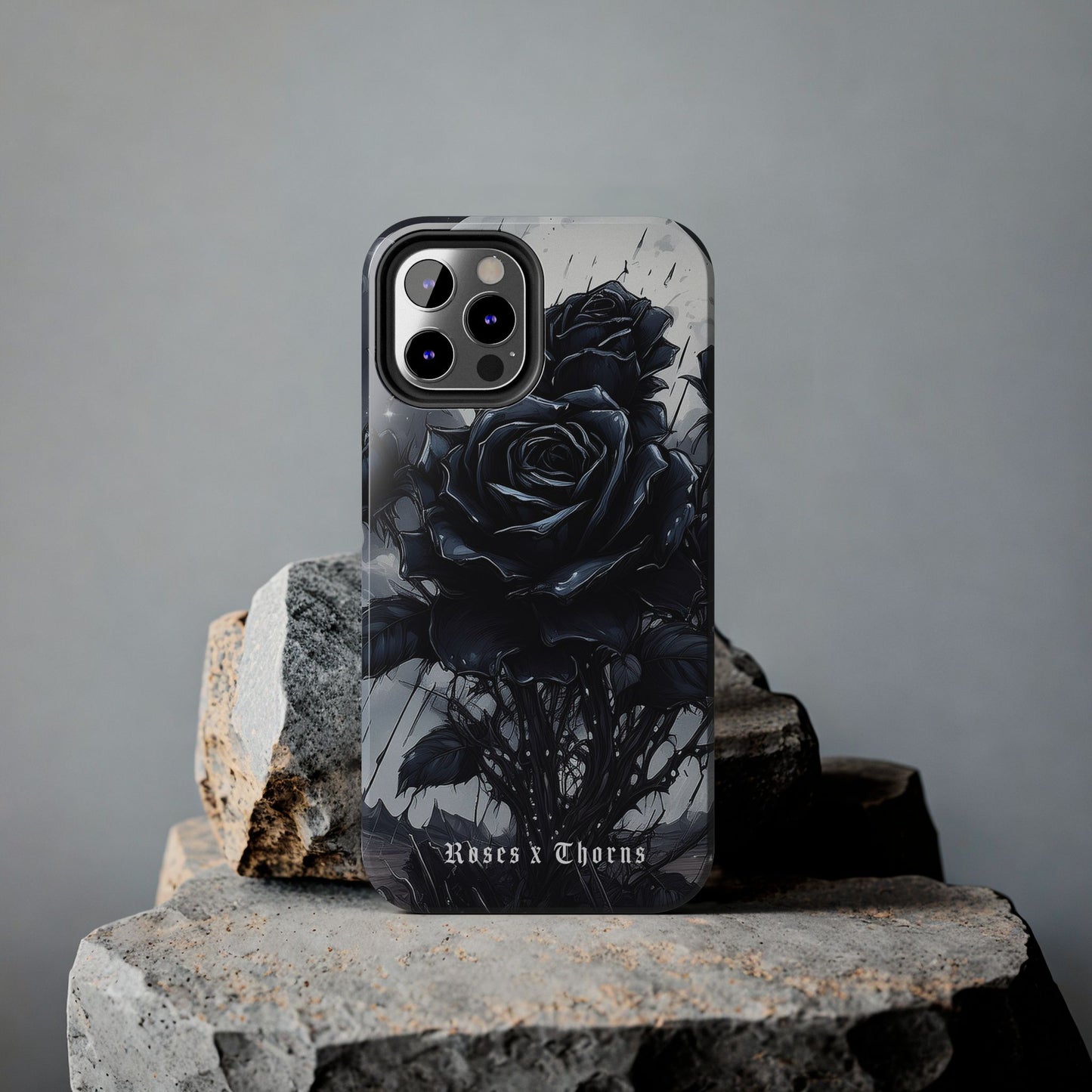 Black Desert Roses x Thorns Phone Cases