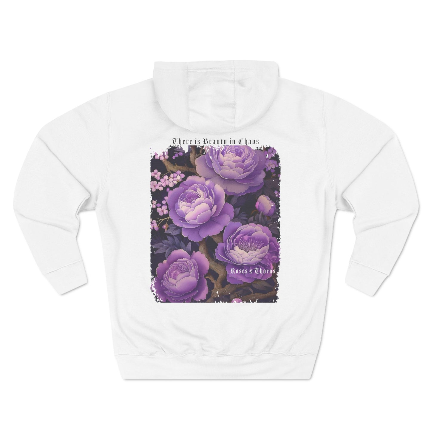 Purple Roses x Thorns Fleece Hoodie