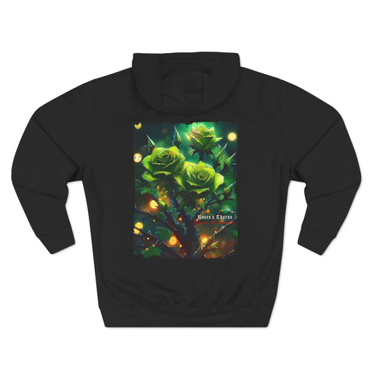 Toxic Winter Wonderland x Roses x Thorns Three-Panel Fleece Hoodie