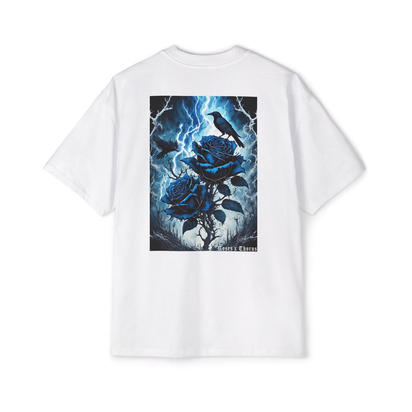 Blue Roses x Thorns Heavy Oversized Tee