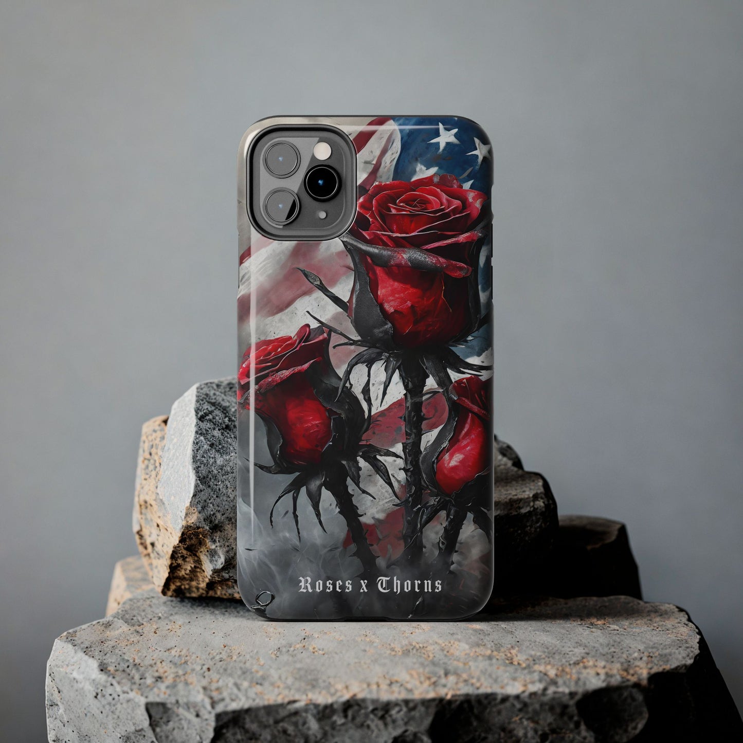 American Red Roses x Thorns Phone Cases