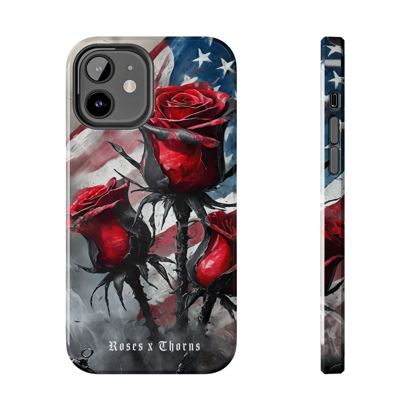 American Red Roses x Thorns Phone Cases