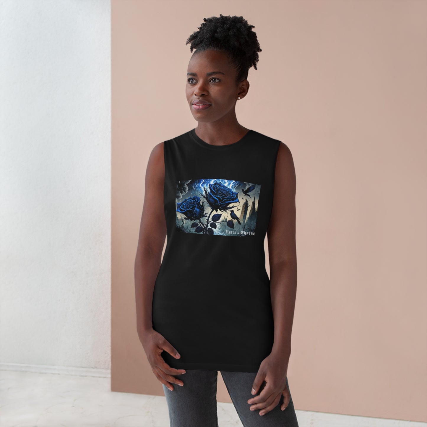 Blue Roses x Thorns Barnard Tank