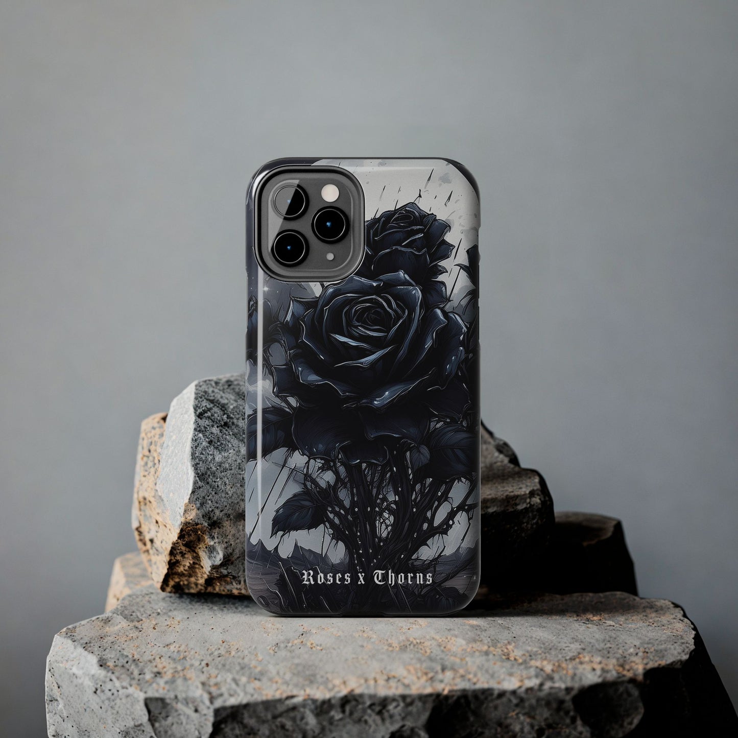 Black Desert Roses x Thorns Phone Cases