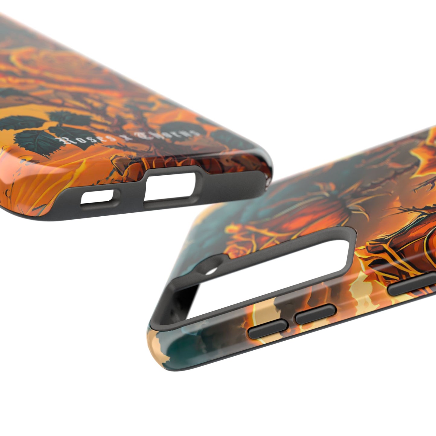 Orange Desert Roses x Thorns Phone Cases