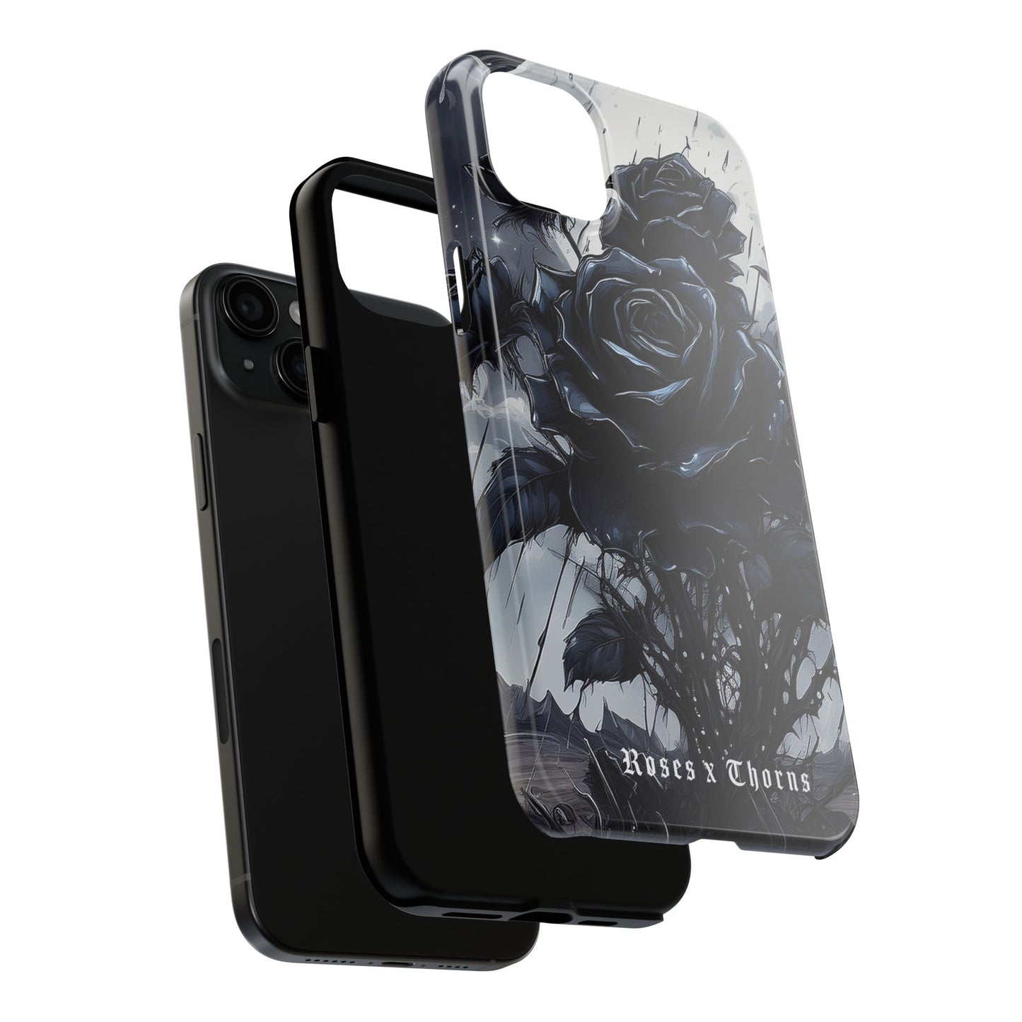 Black Desert Roses x Thorns Phone Cases