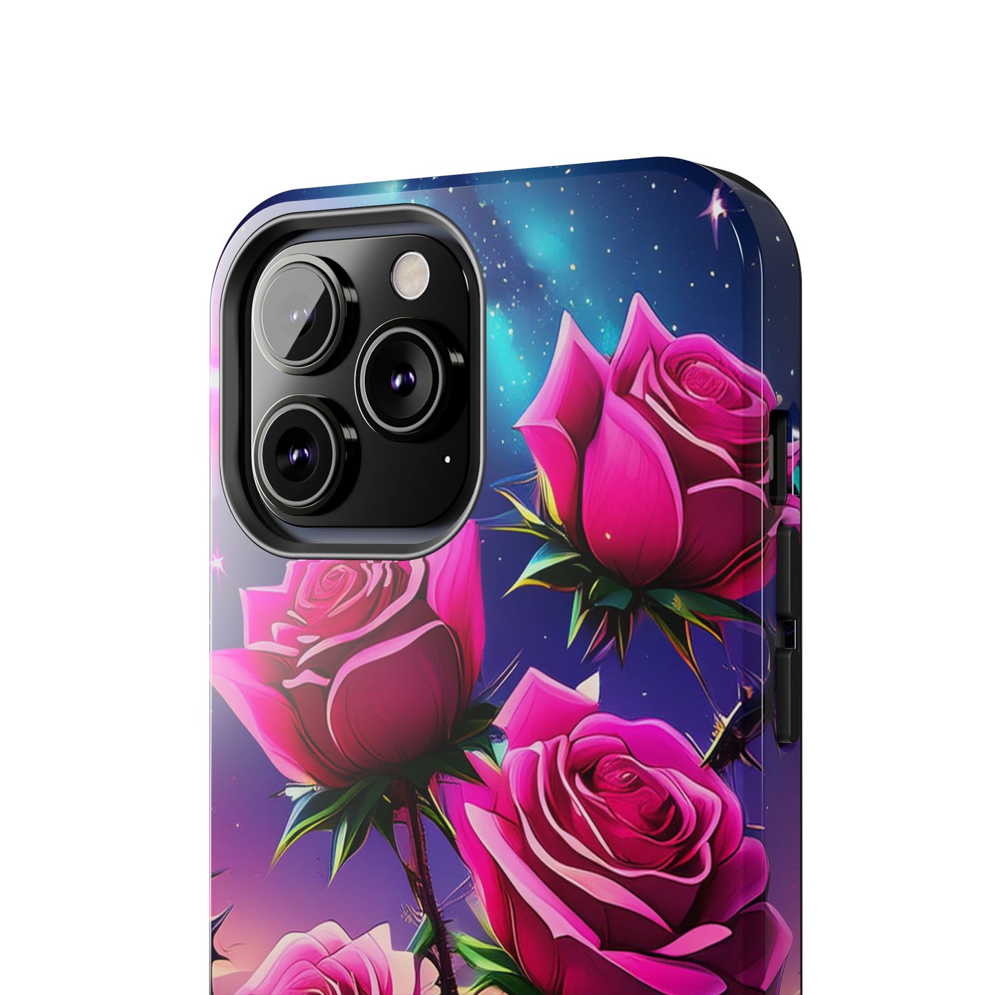 Pink Desert Roses x Thorns Phone Cases