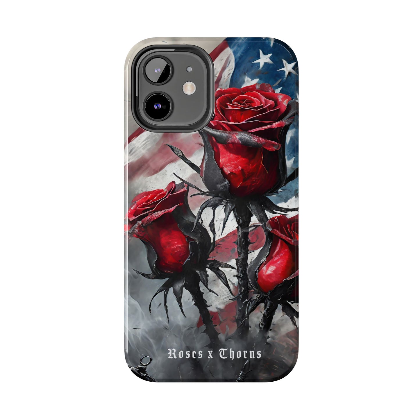 American Red Roses x Thorns Phone Cases