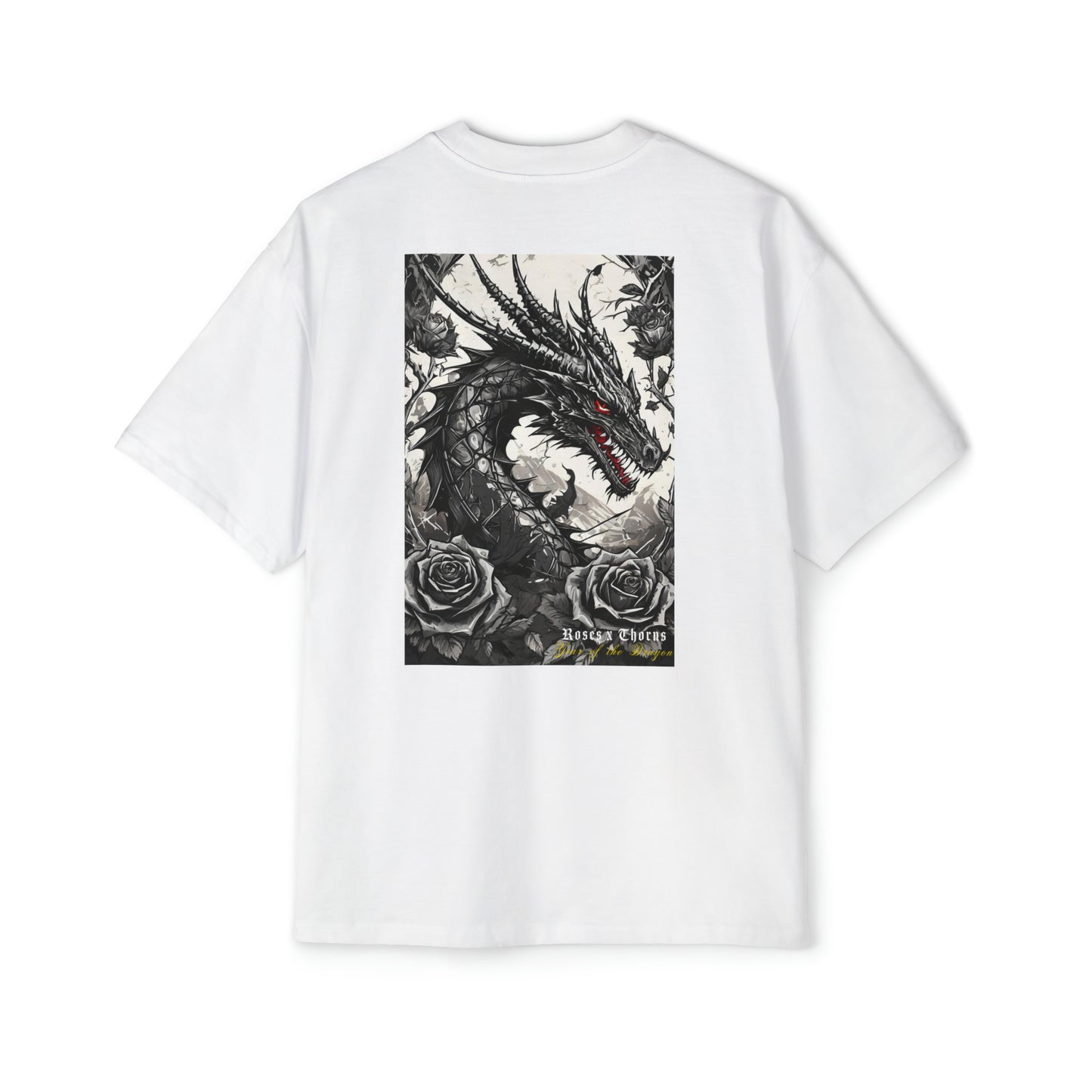 Black Roses x Thorns Year of the Dragon Oversized Tee