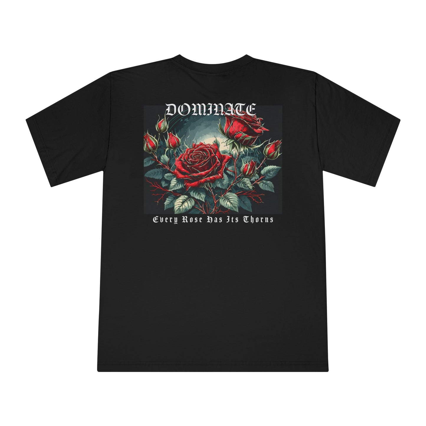 Dominate Red Roses x Thorns Crewneck T-Shirt