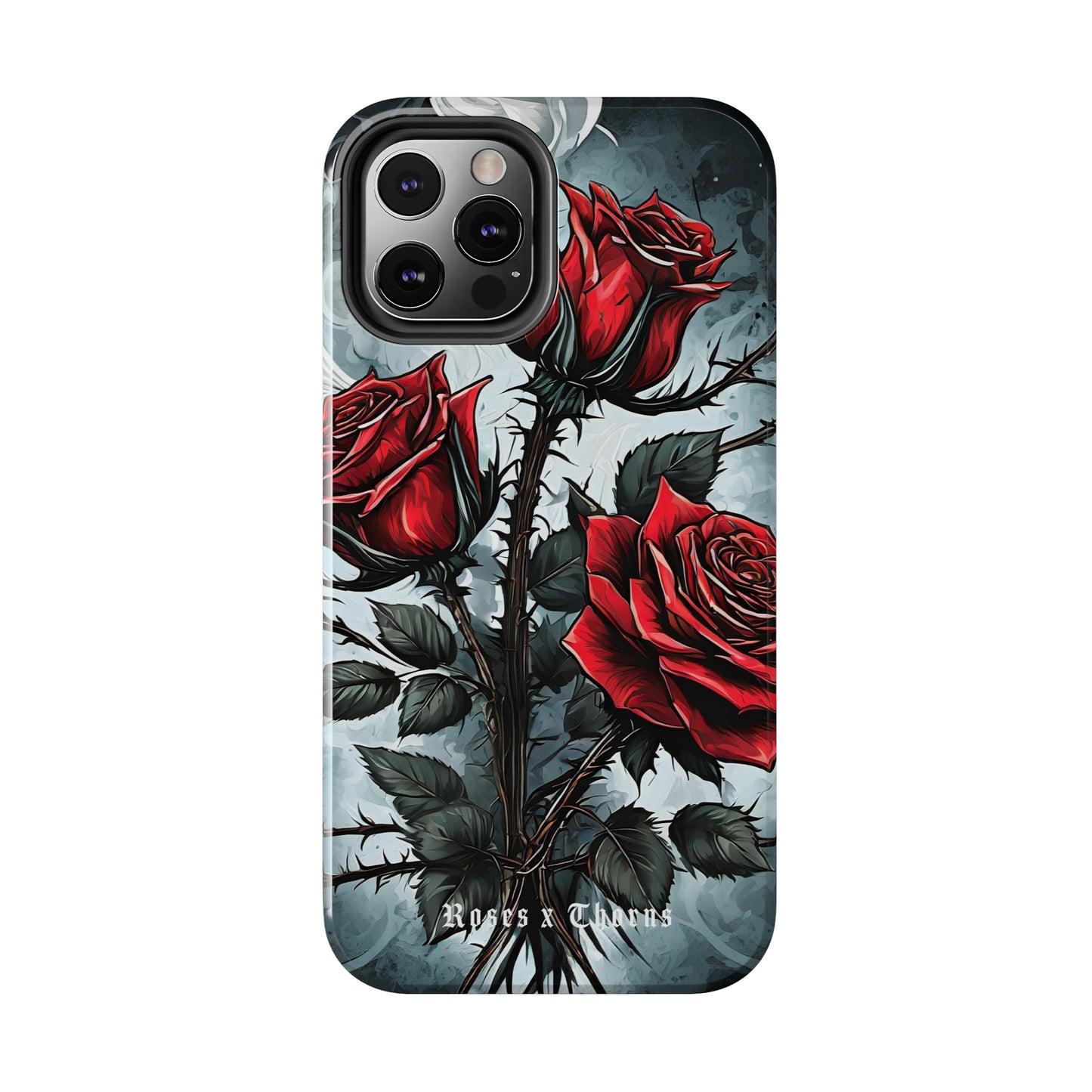 Red Roses x Thorns Tough Phone Cases