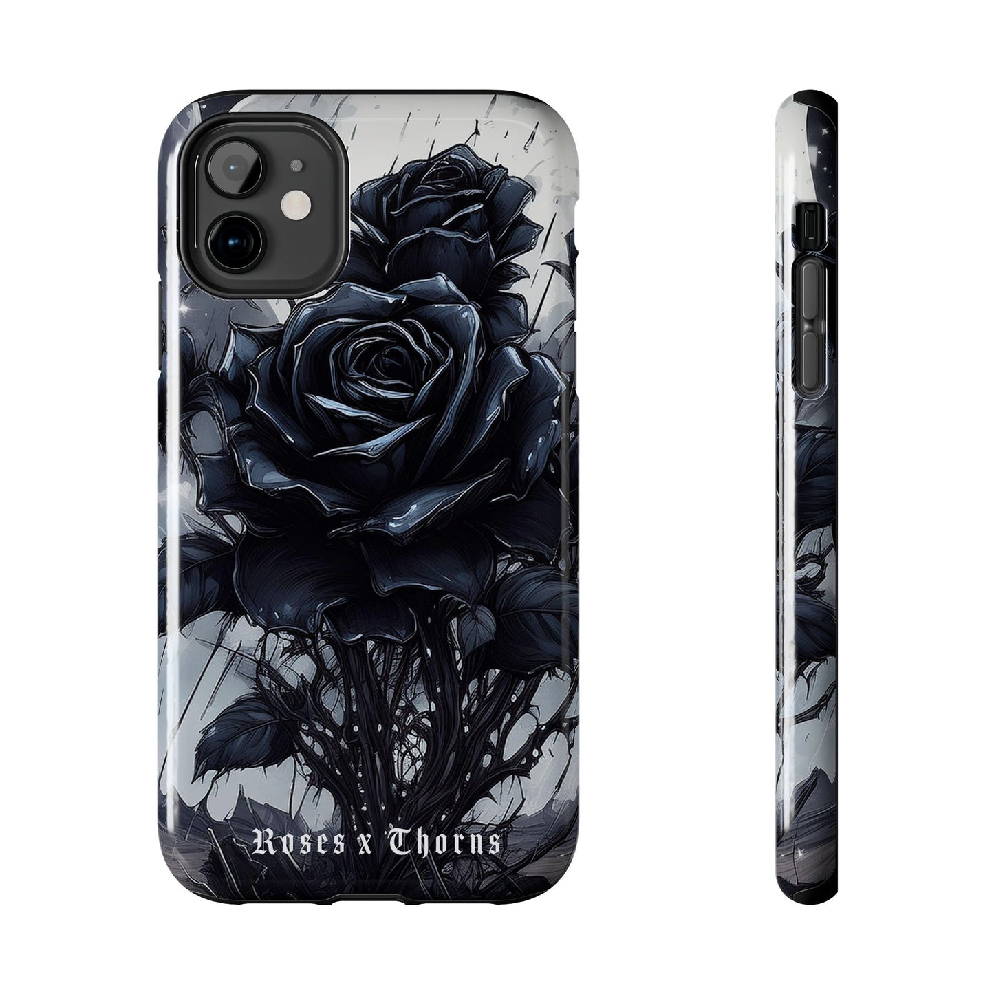 Black Desert Roses x Thorns Phone Cases