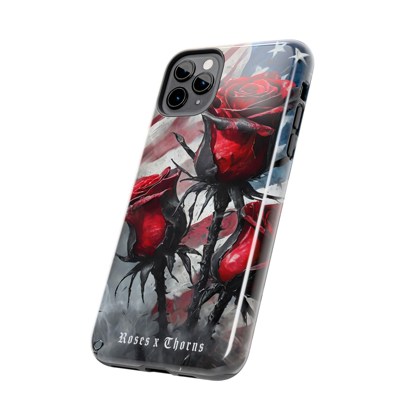 American Red Roses x Thorns Phone Cases