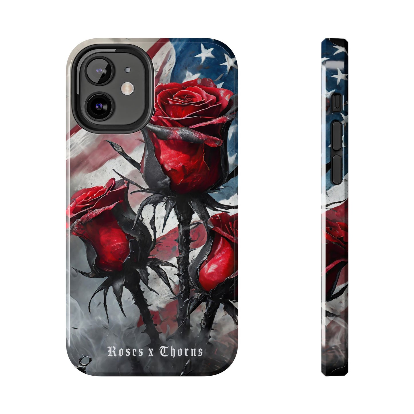 American Red Roses x Thorns Phone Cases