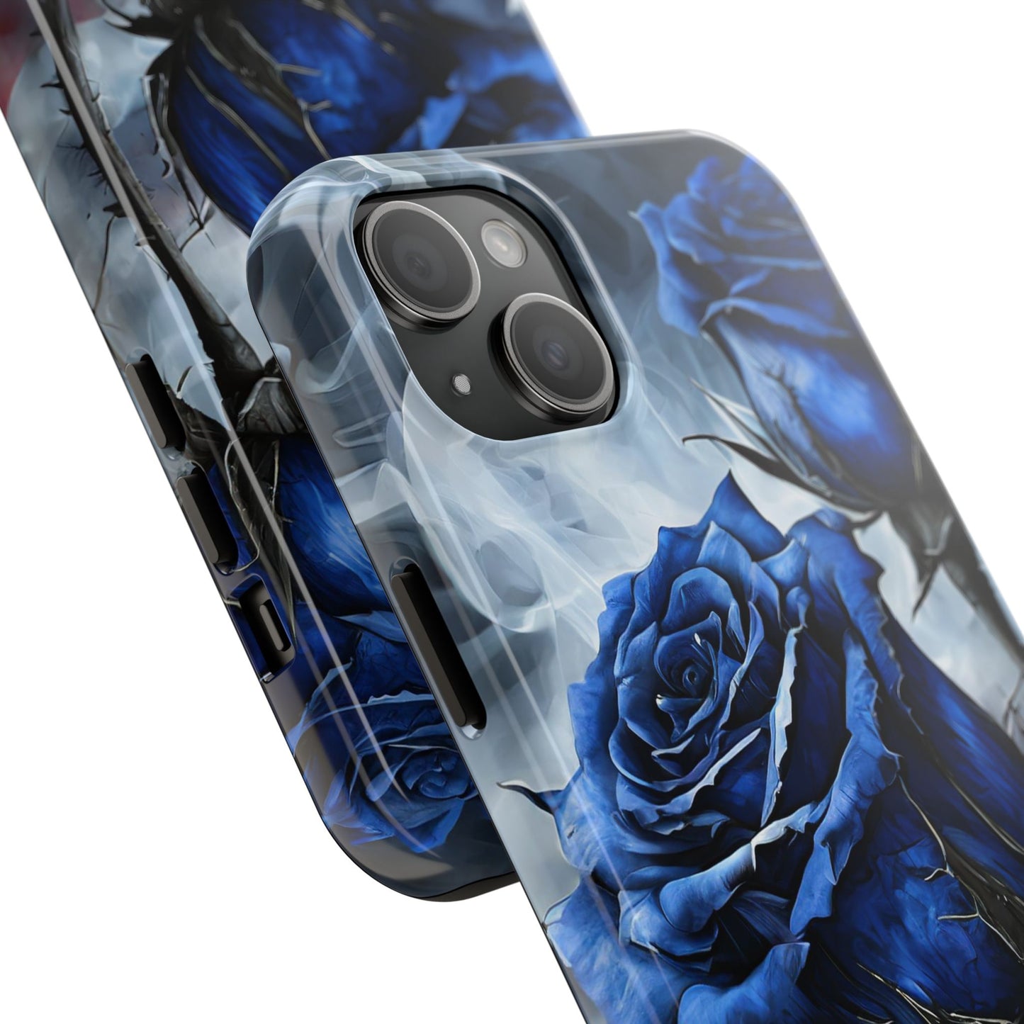 American Blue Roses x Thorns Phone Cases