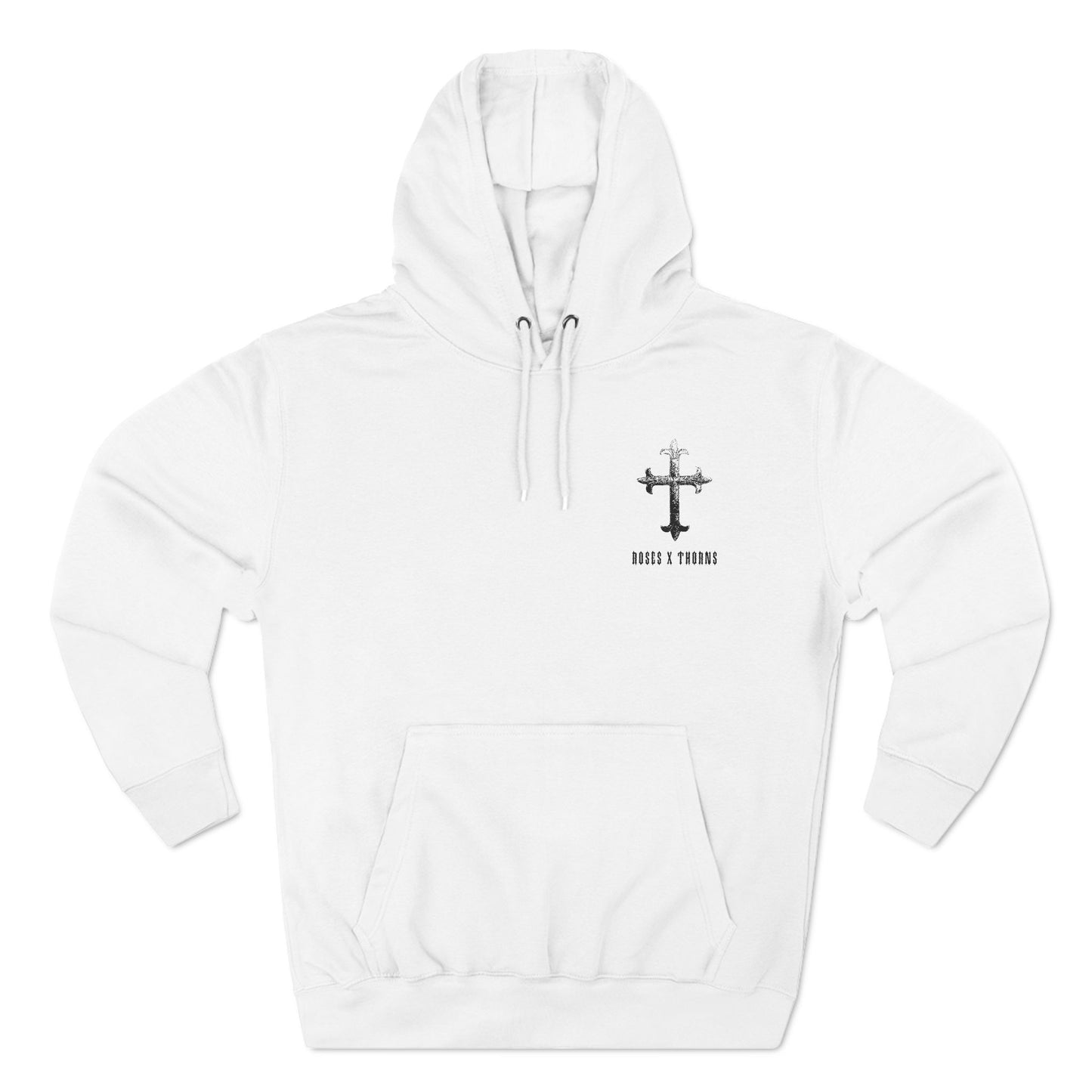 The Cross Roses x Thorns Three-Panel Fleece Hoodie