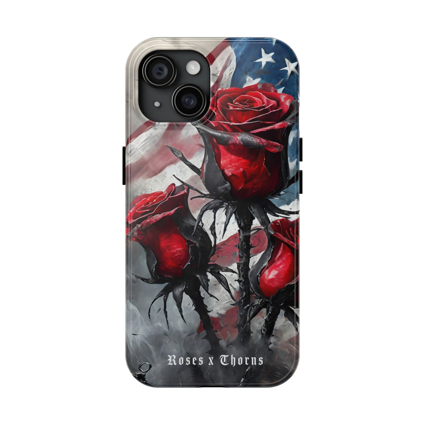 American Red Roses x Thorns Phone Cases