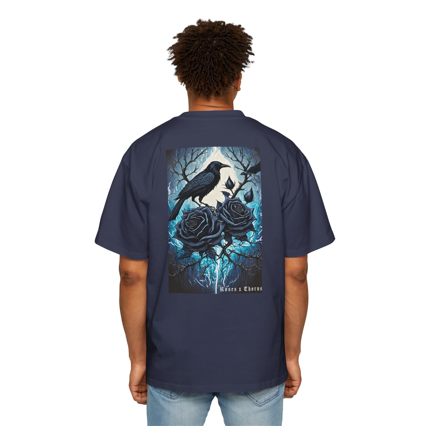 Blue Roses x Thorns x Crows Oversized Tee