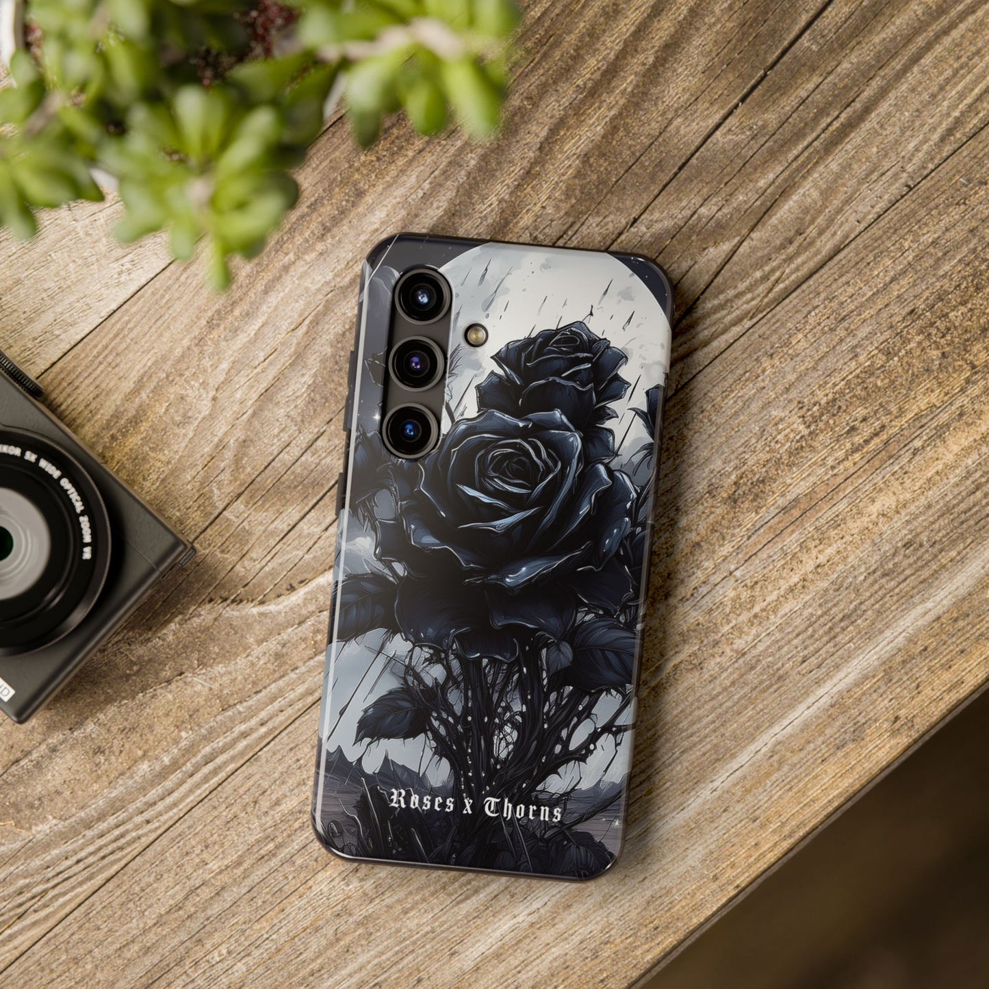 Black Desert Roses x Thorns Phone Cases