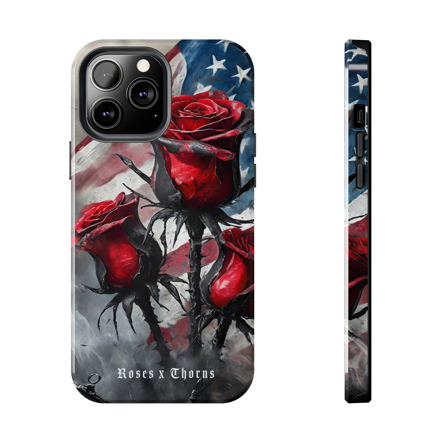 American Red Roses x Thorns Phone Cases