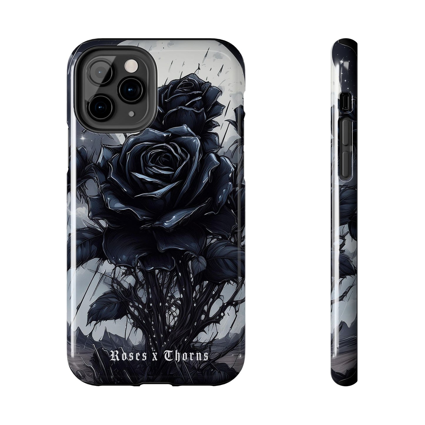 Black Desert Roses x Thorns Phone Cases