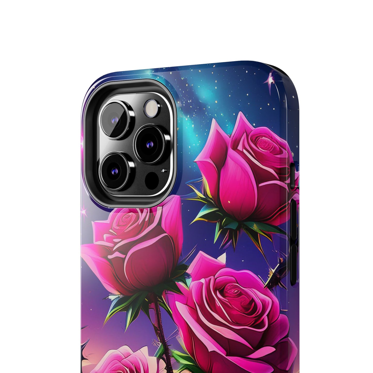 Pink Desert Roses x Thorns Phone Cases