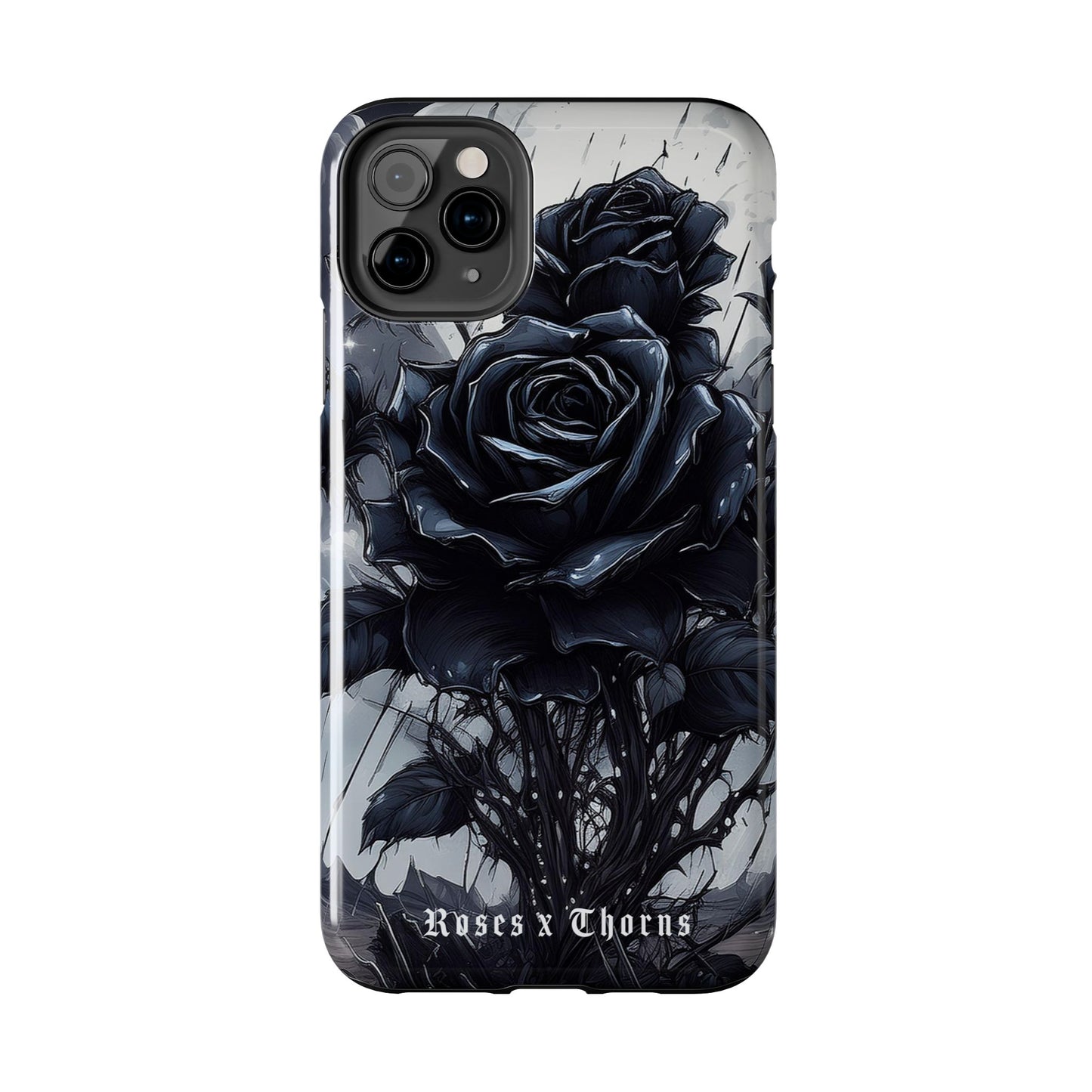 Black Desert Roses x Thorns Phone Cases