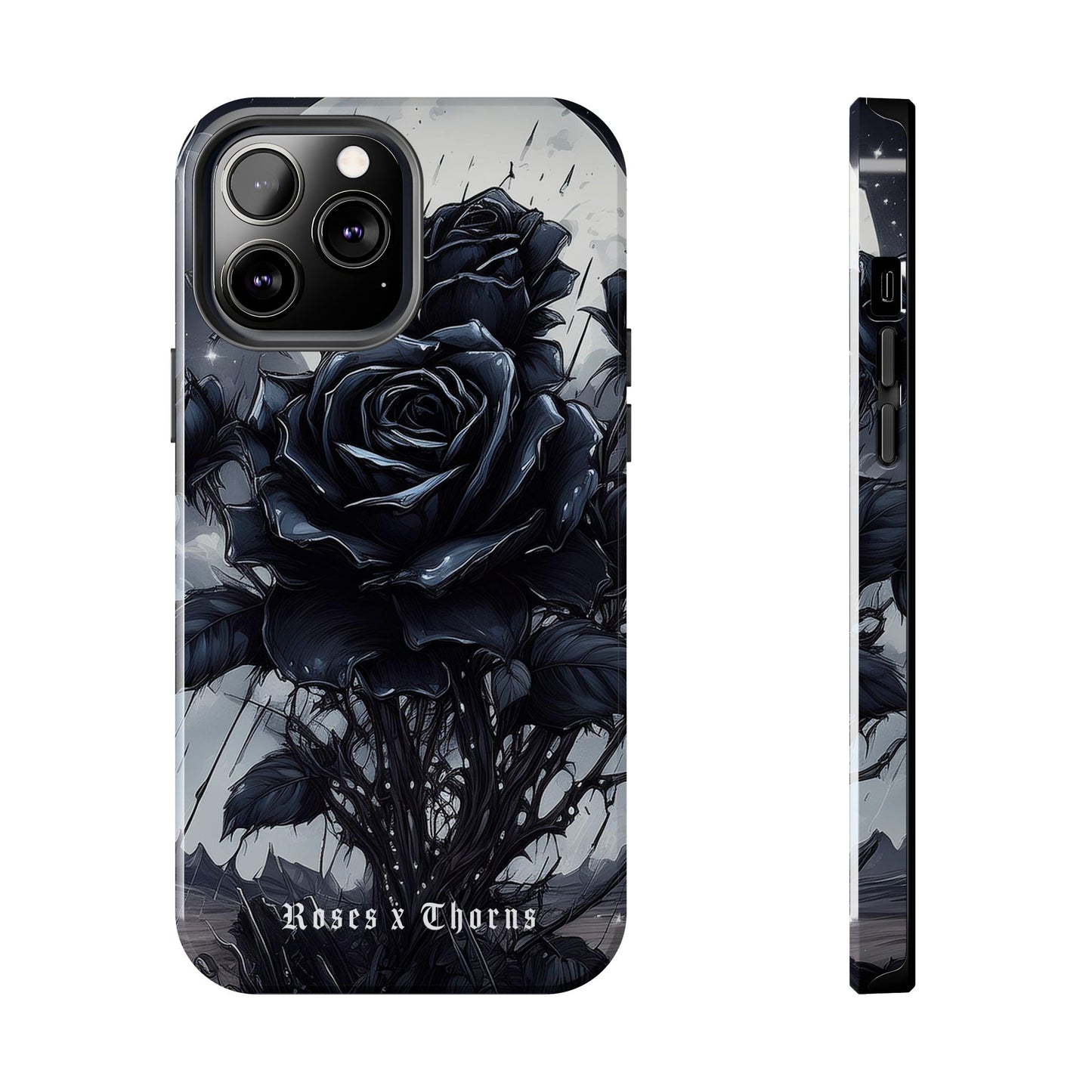 Black Desert Roses x Thorns Phone Cases