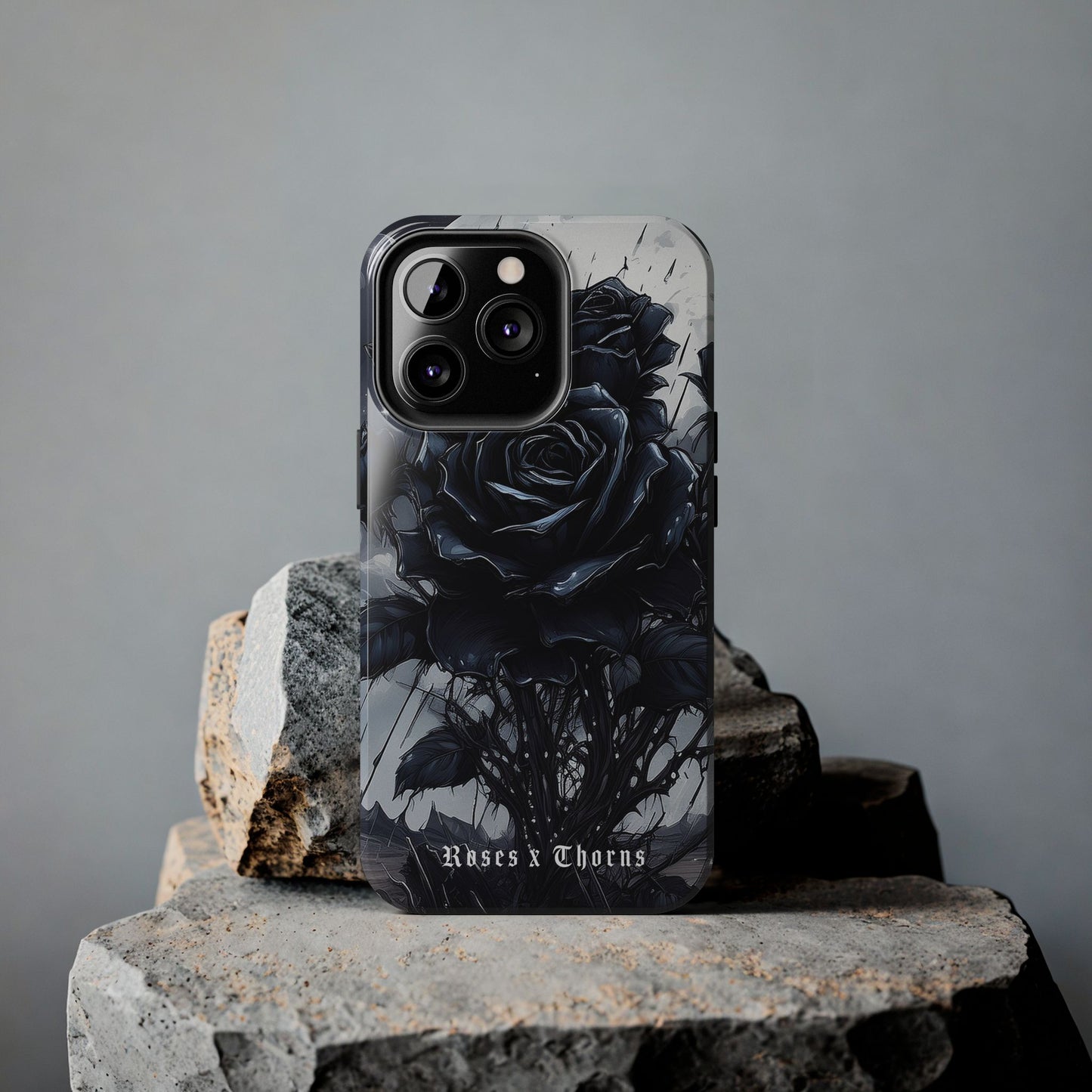 Black Desert Roses x Thorns Phone Cases