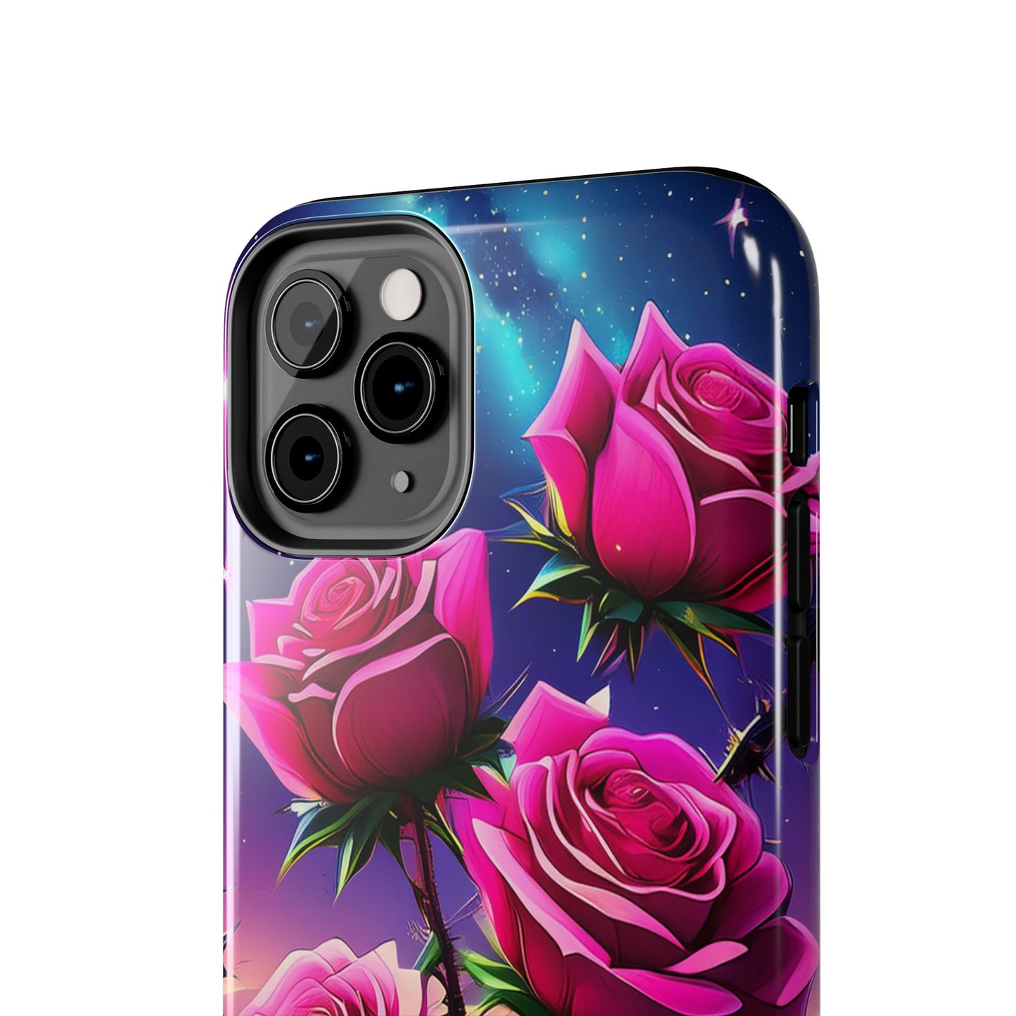 Pink Desert Roses x Thorns Phone Cases