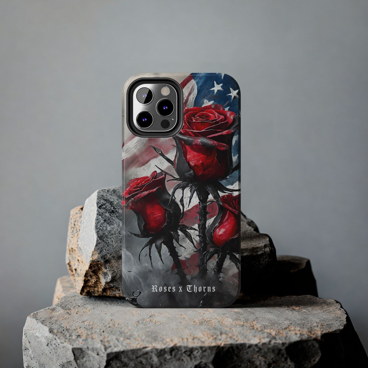 American Red Roses x Thorns Phone Cases