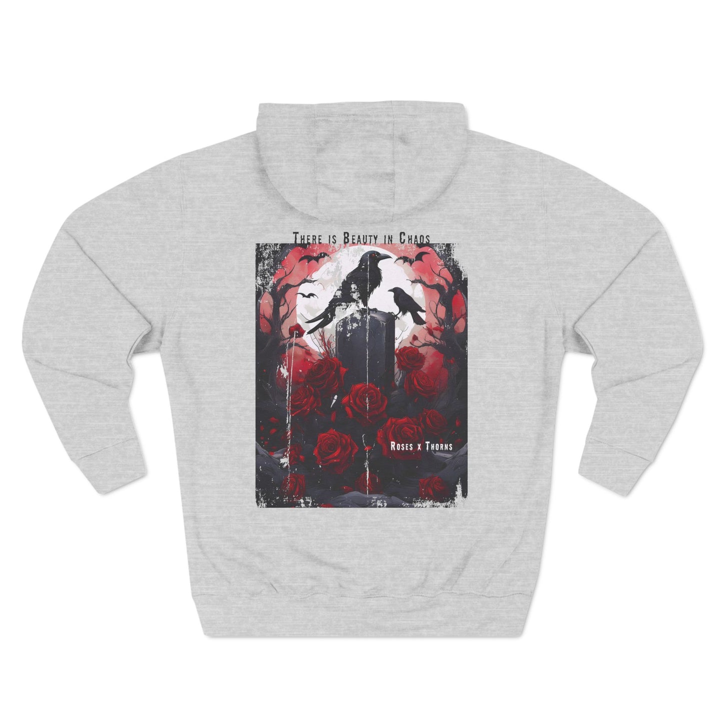 Tombstone x Red Roses x Thorns  Fleece Hoodie