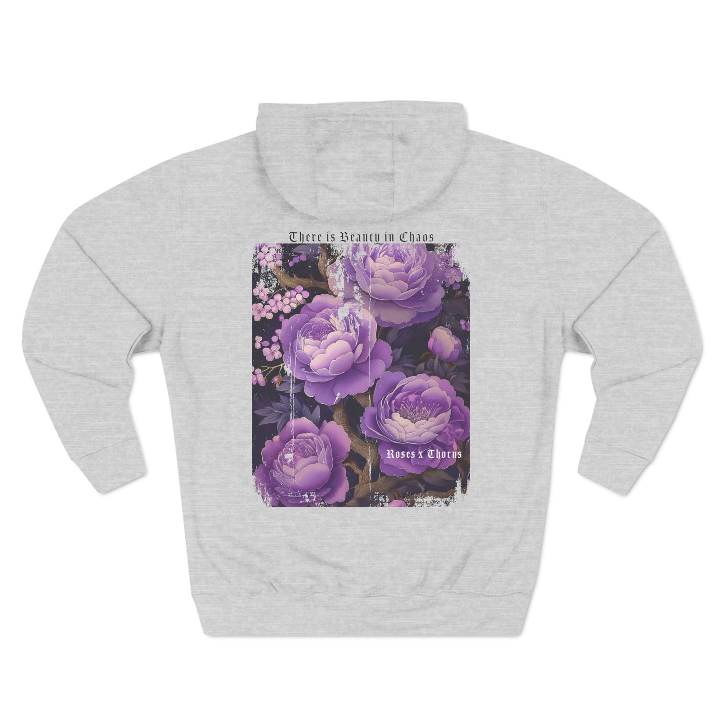 Purple Roses x Thorns Fleece Hoodie