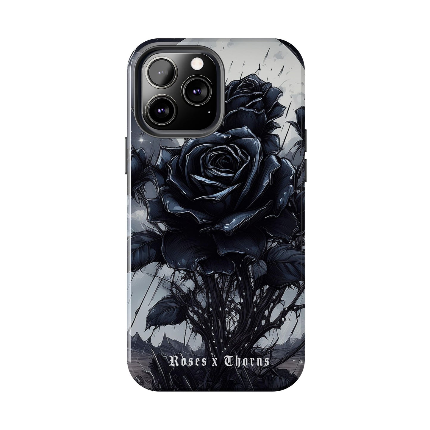 Black Desert Roses x Thorns Phone Cases