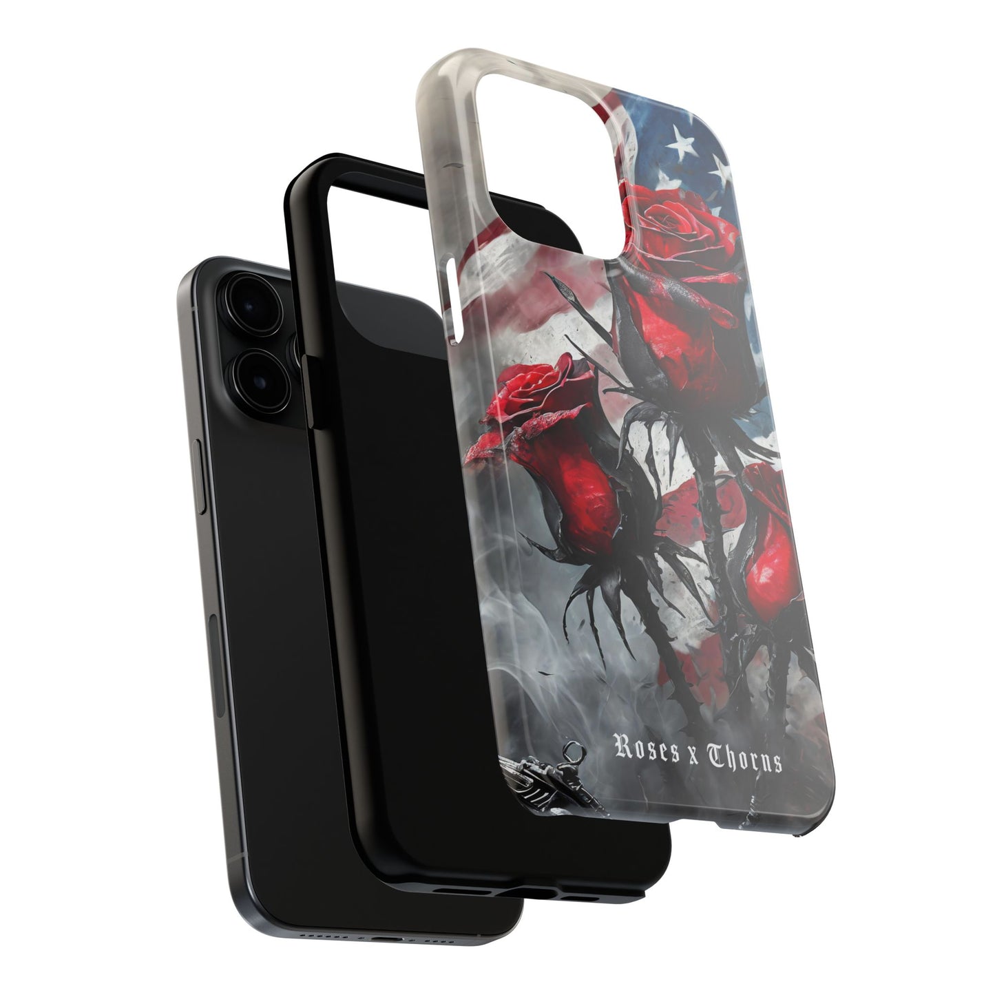 American Red Roses x Thorns Phone Cases