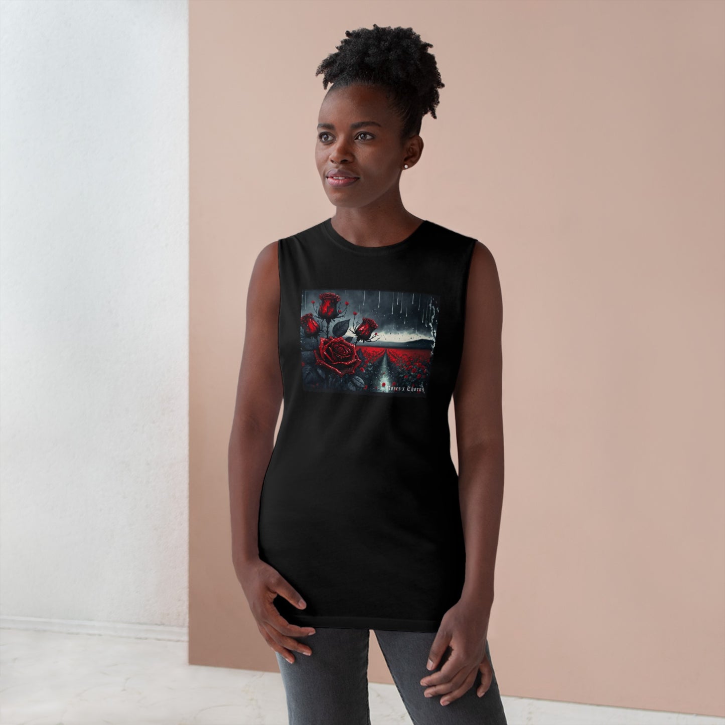 Red Roses Field Roses x Thorns Barnard Tank