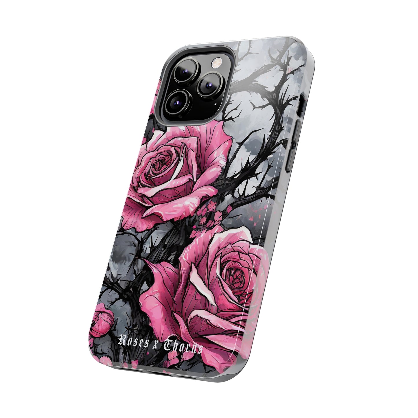 Pink Roses x Thorns Tough Phone Cases