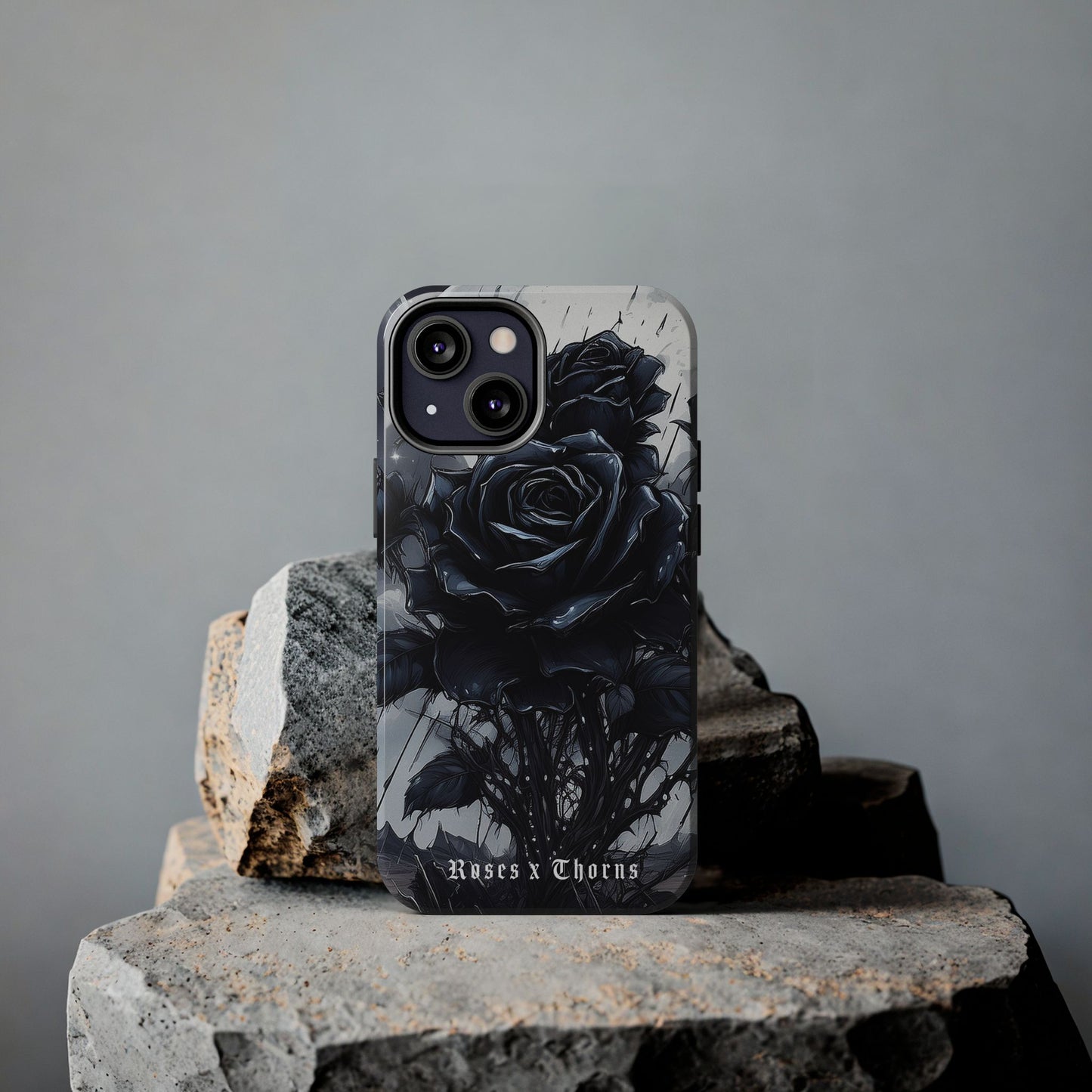 Black Desert Roses x Thorns Phone Cases