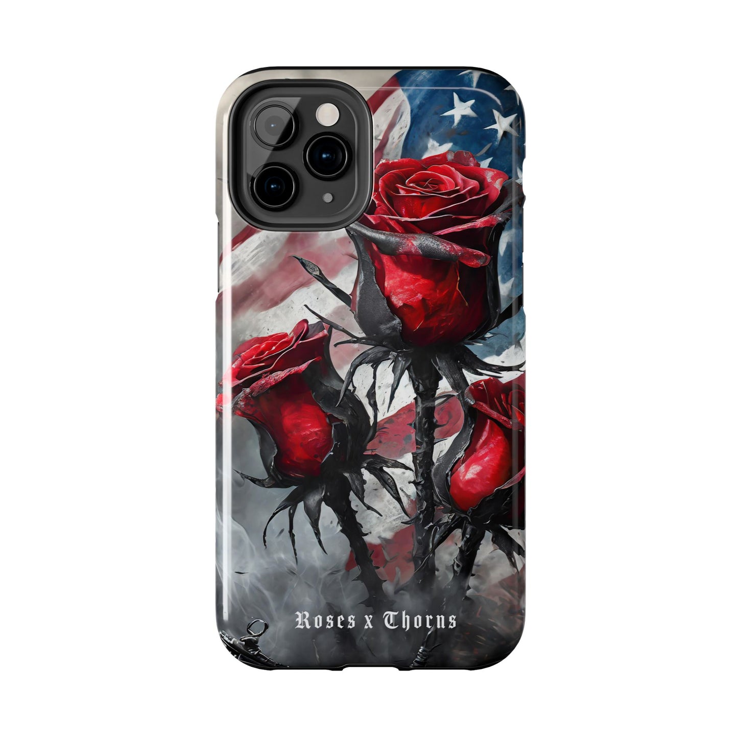 American Red Roses x Thorns Phone Cases