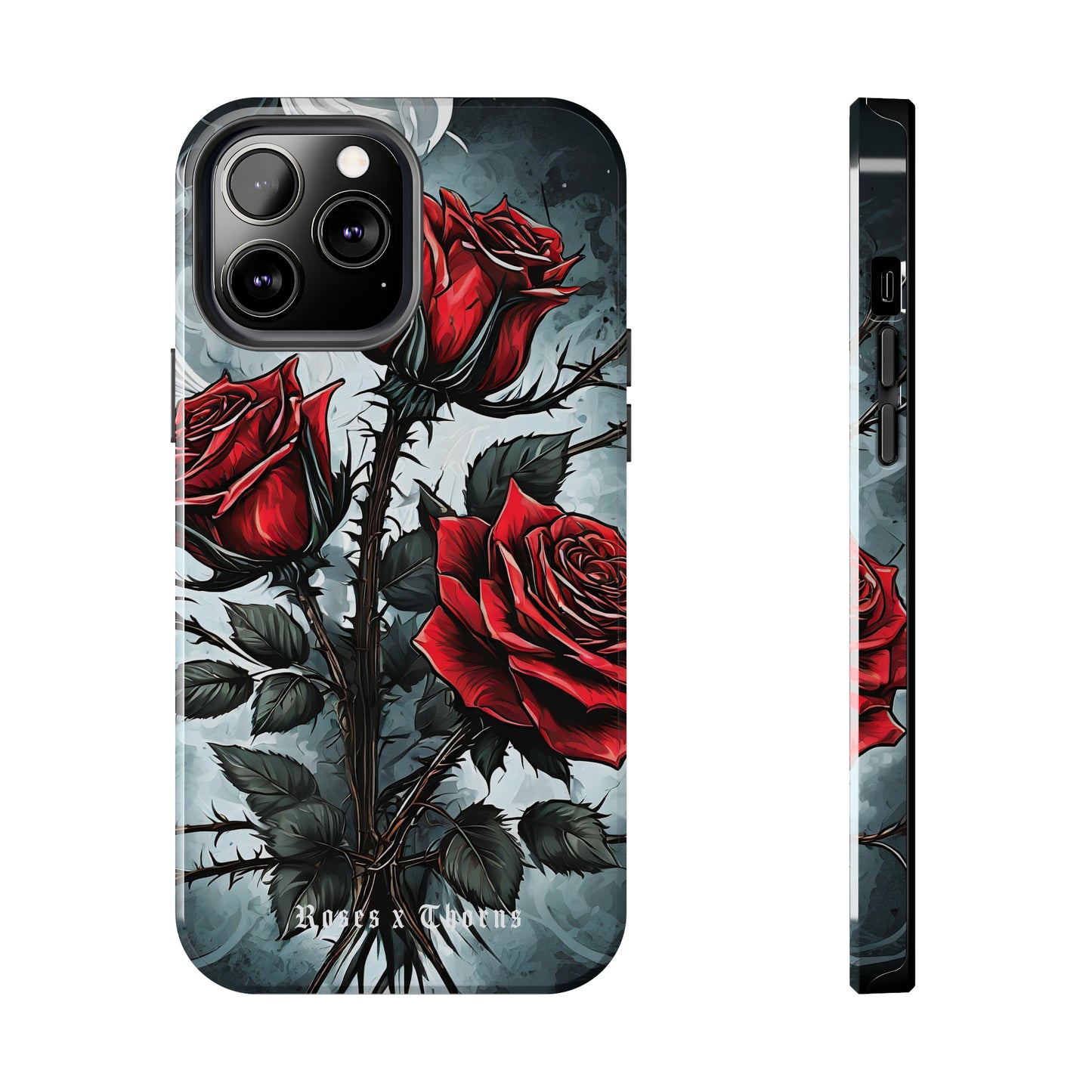 Red Roses x Thorns Tough Phone Cases