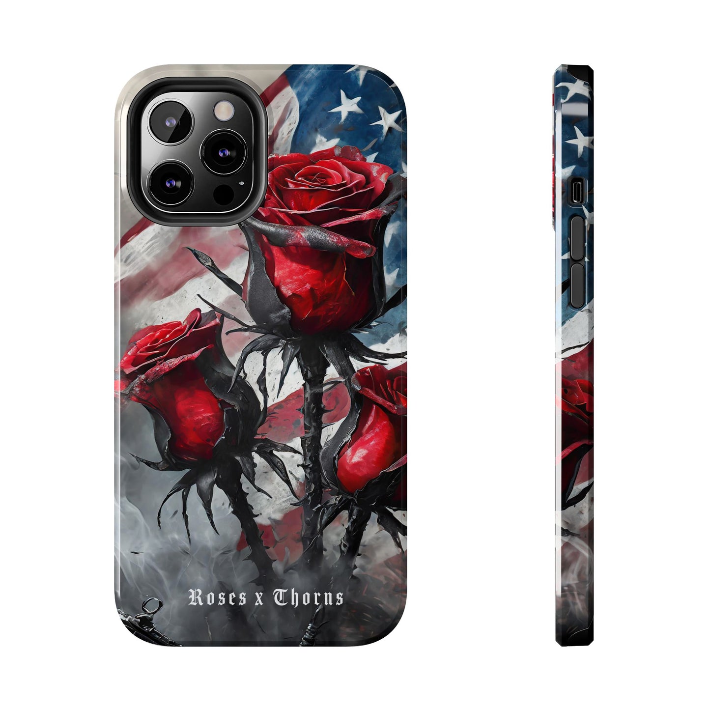 American Red Roses x Thorns Phone Cases