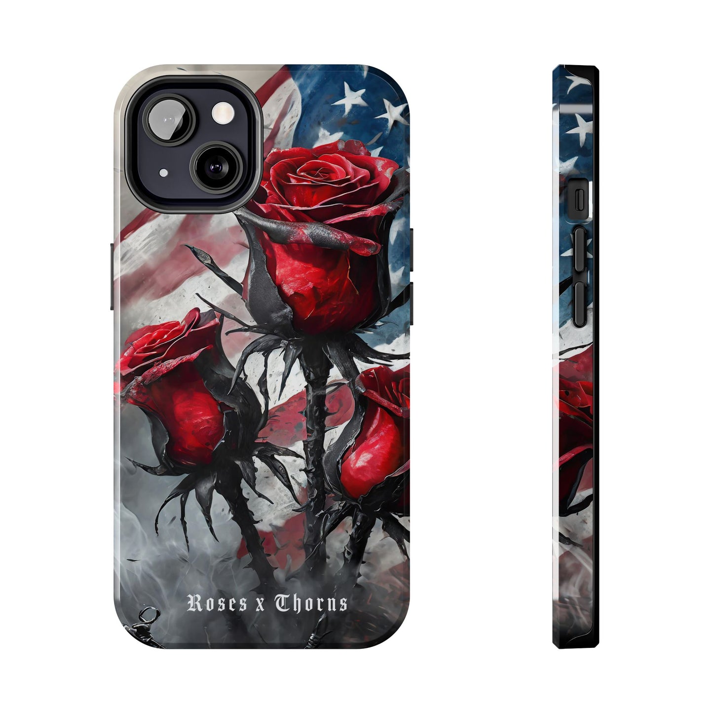 American Red Roses x Thorns Phone Cases