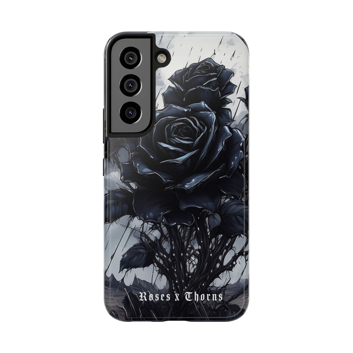 Black Desert Roses x Thorns Phone Cases