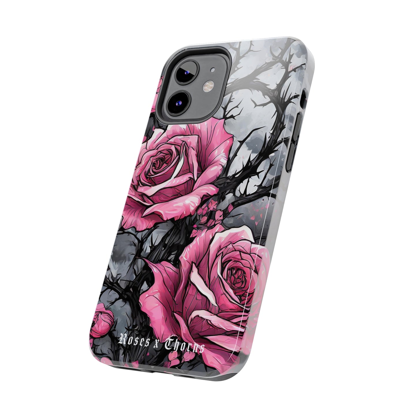 Pink Roses x Thorns Tough Phone Cases