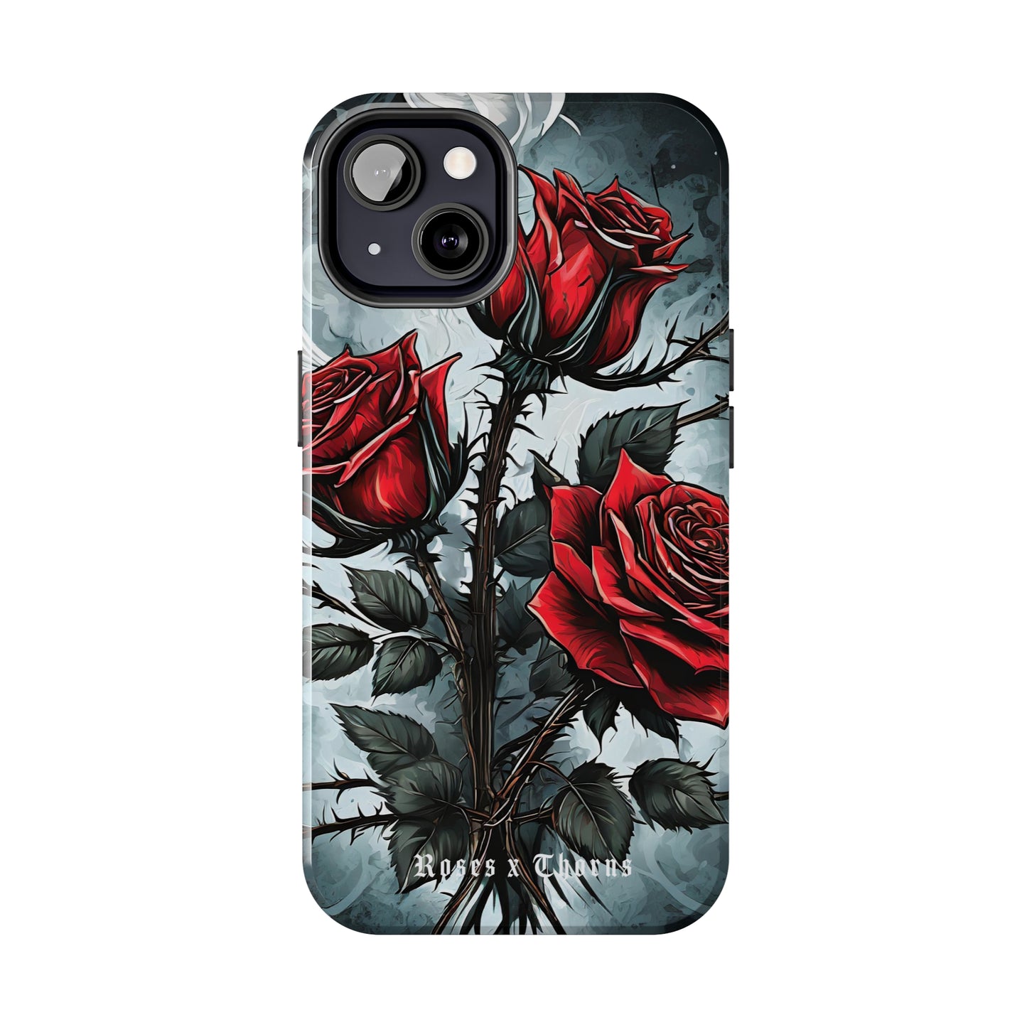 Red Roses x Thorns Tough Phone Cases