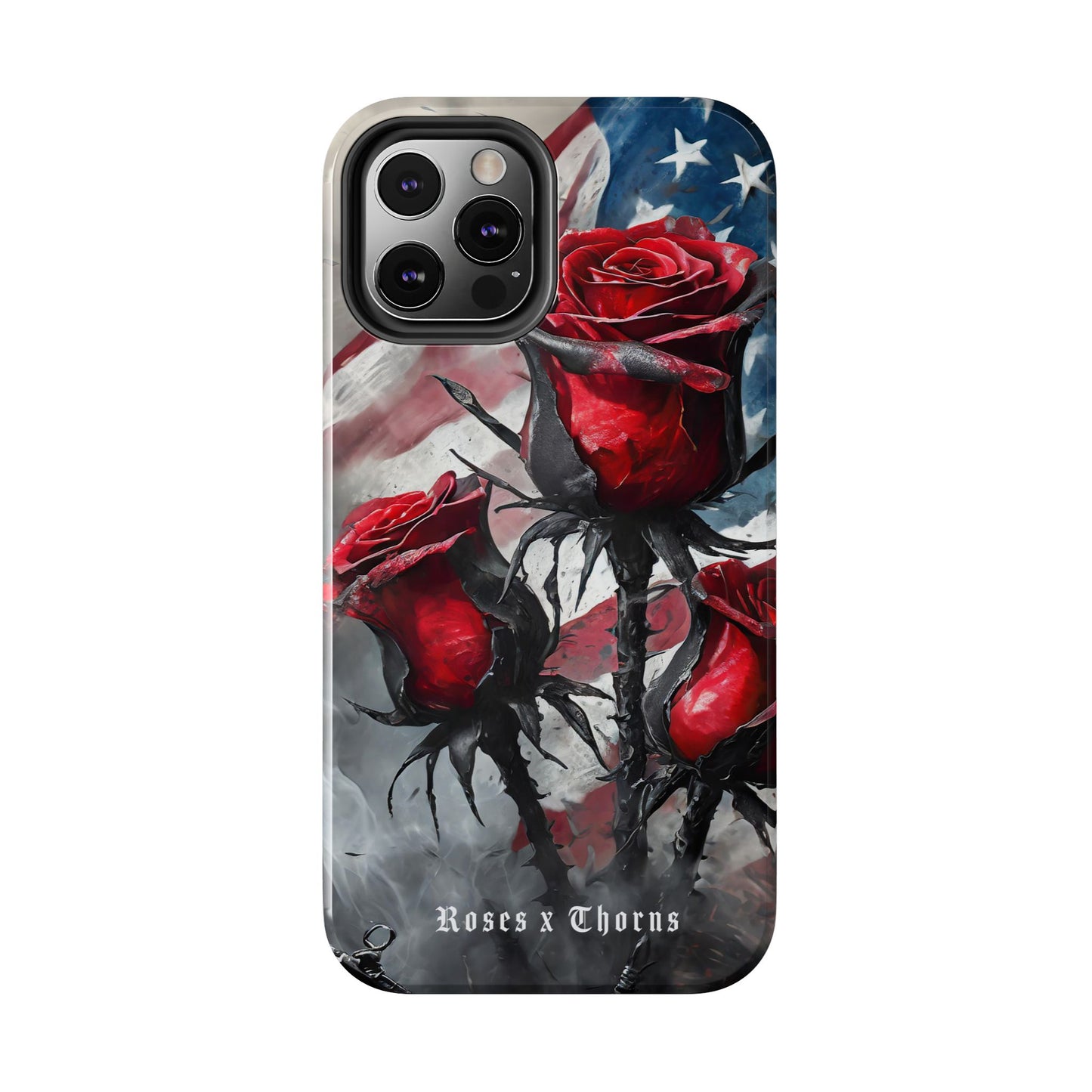 American Red Roses x Thorns Phone Cases